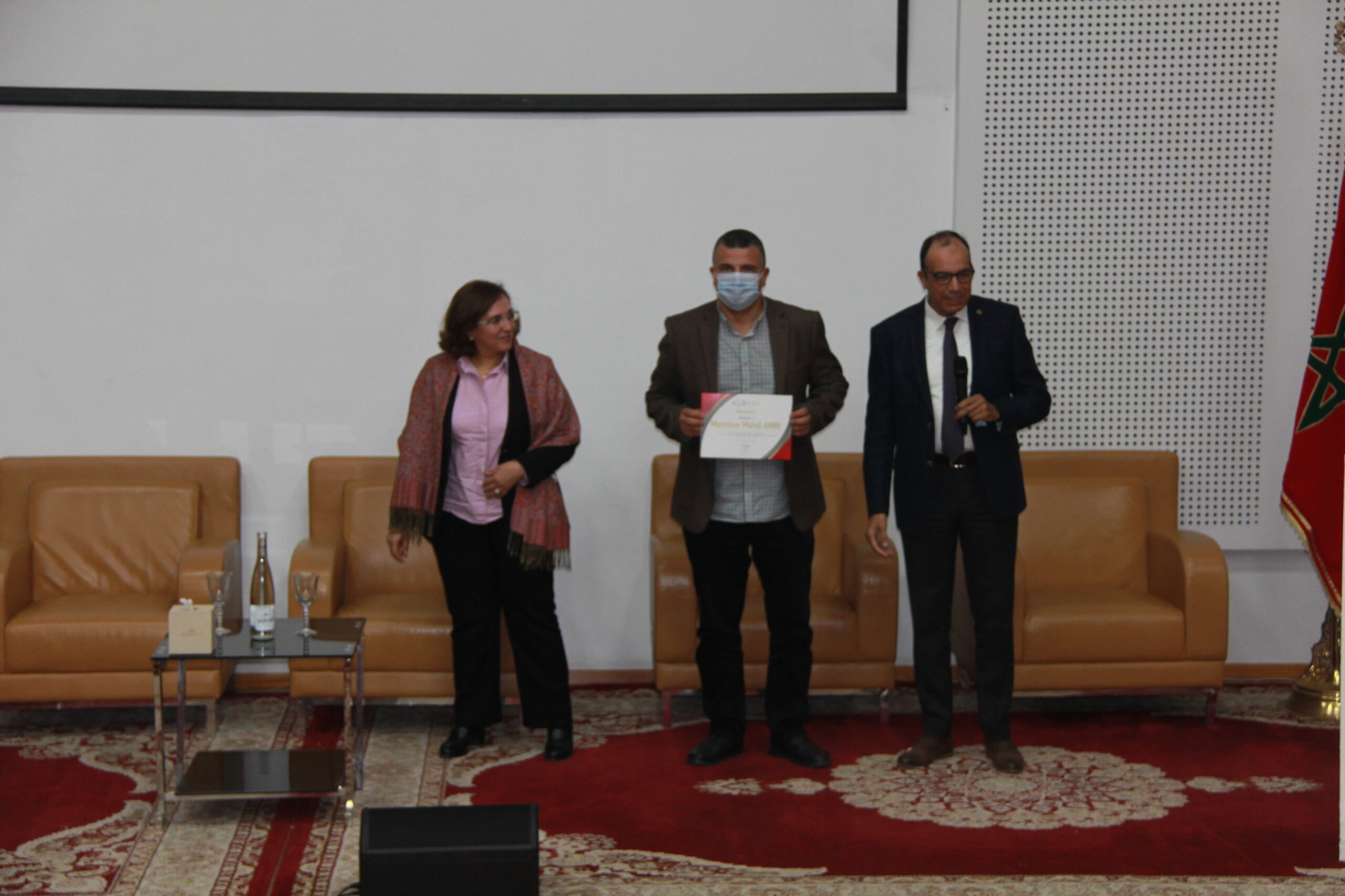 Cérémonie de remise des certificats de participation à la formation des collaborateurs des études notariales de l’année 2021